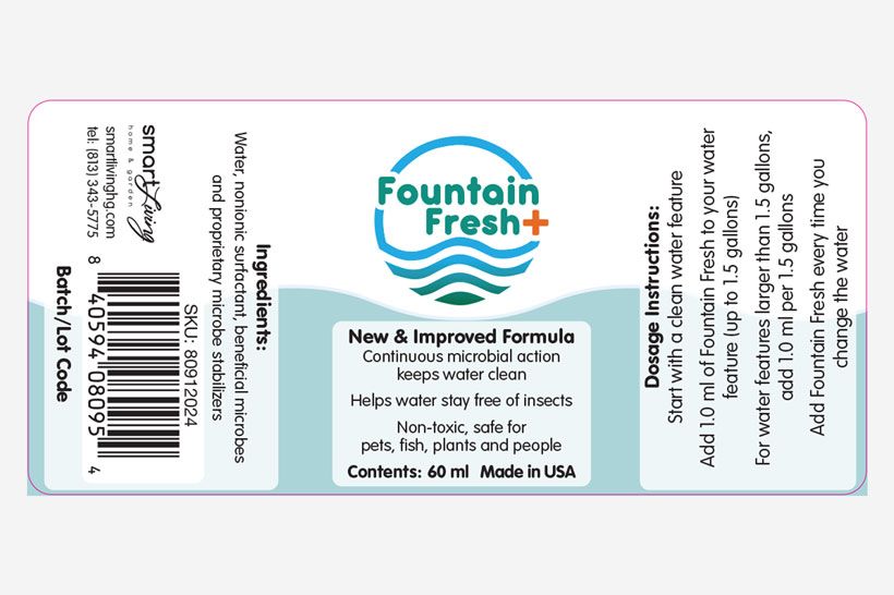 Fountain Fresh Plus label