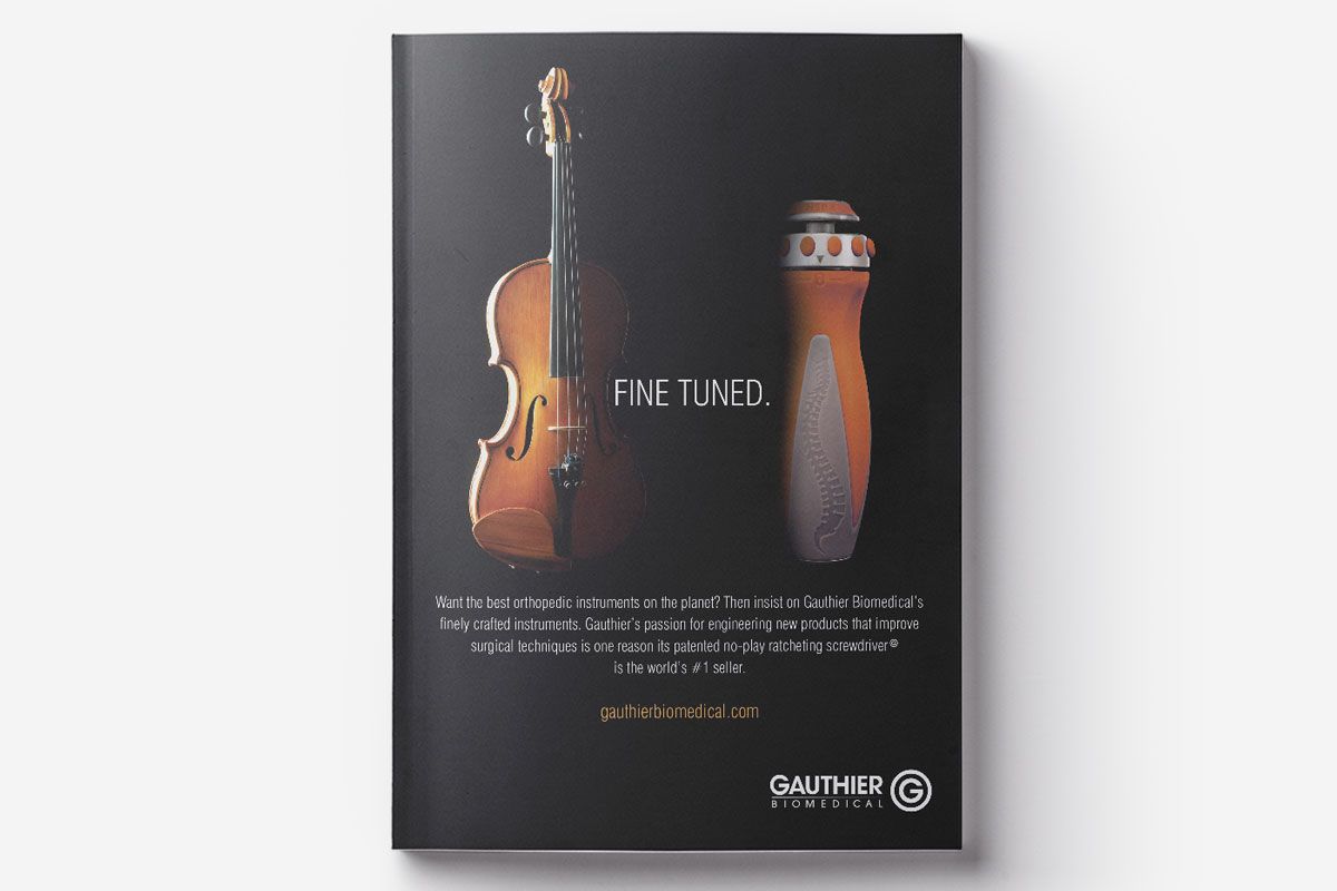 Gauthier print advertisement