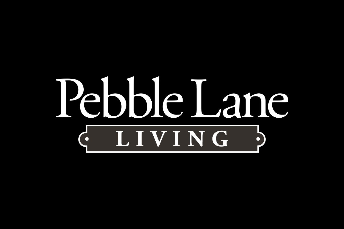 Pebble Lane Living logo engraved on hammock